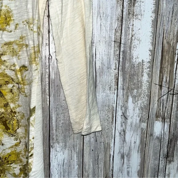 Talbots Cream Printed 3/4 Sleeve Blouse - Picture 3 of 5